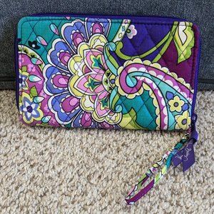 Vera Bradley Factory Style Heather Zip-Around Wallet